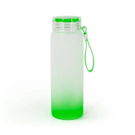Botella sublimable satinada color Verde 450ml