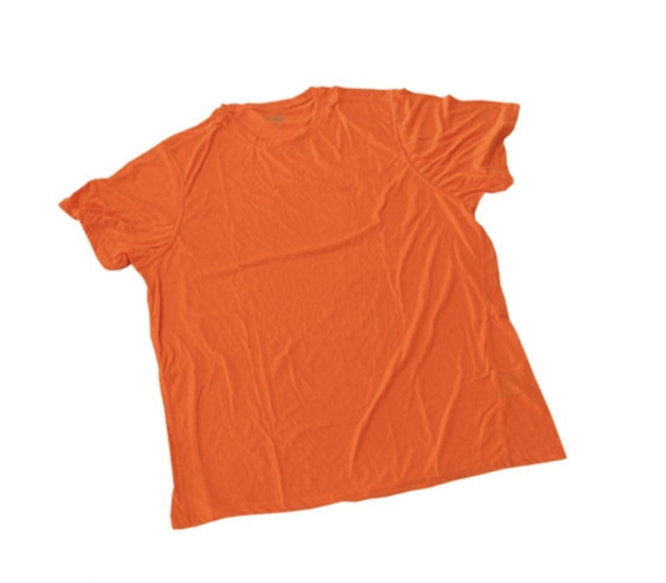 Polera naranja neon talla xxl redo - 100% poliester