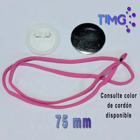 Chapita colgante 75rt 75mm 100 unidades