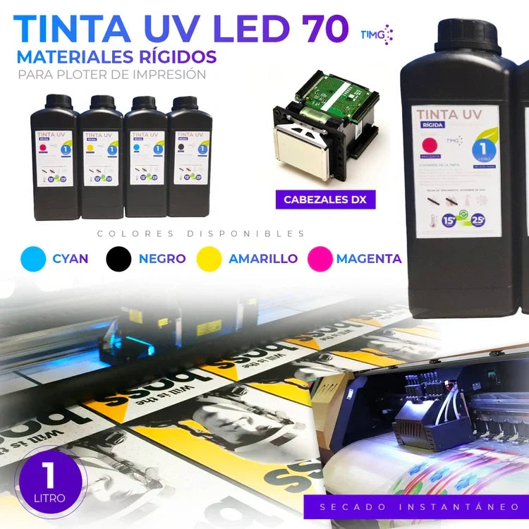 Tintas uv - cama plana